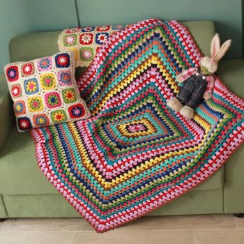 Handmade Cushion Felt Square Blanket